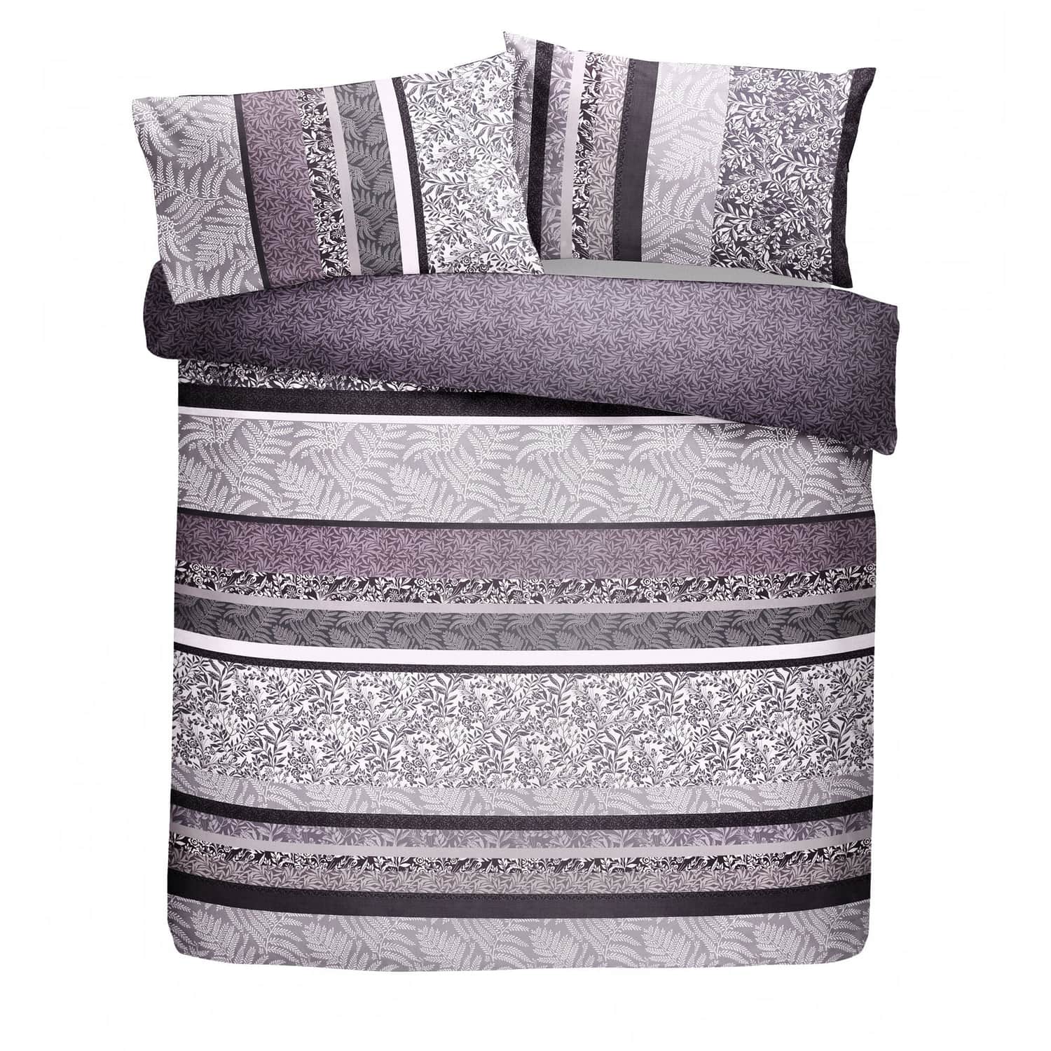Hanworth Duvet Cover Quilt Set - Heather - Hanworth Duvet Cover Set In Heather 2