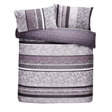Hanworth Duvet Cover Quilt Set - Heather - Hanworth Duvet Cover Set In Heather 2