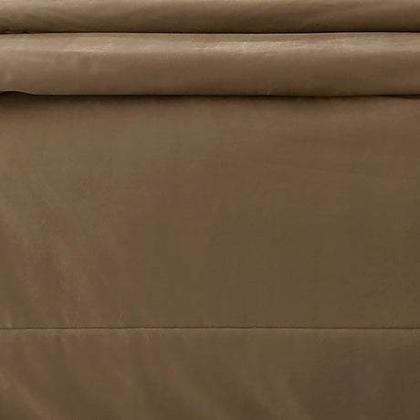 Harlan Cream Bedspread Recycled Polyester 235cm x 235cm - Harlan Bedspread In Taupe 235 X 235Cm 4