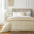 Harlan Cream Plain Filled Cushion - Cream