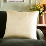 Harlan Cream Plain Filled Cushion - Cream - Harlan Cushion In Cream 55 X 55Cm 2
