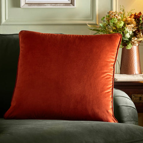Harlan Filled Cushion Large Square 55cm x 55cm - Spice