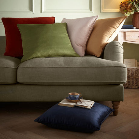 Harlan Filled Cushion Large Square 55cm x 55cm - Spice - Harlan Cushion In Spice 55 X 55Cm 3