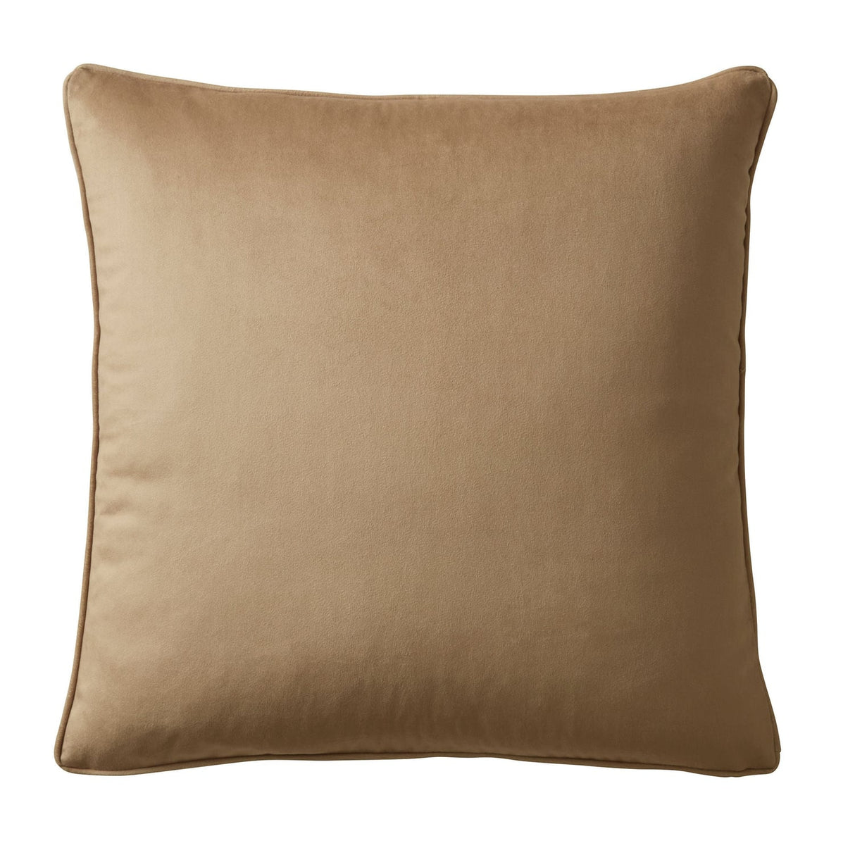 Harlan Cream Plain Filled Cushion - Taupe - Harlan Cushion In Taupe 55 X 55Cm 3