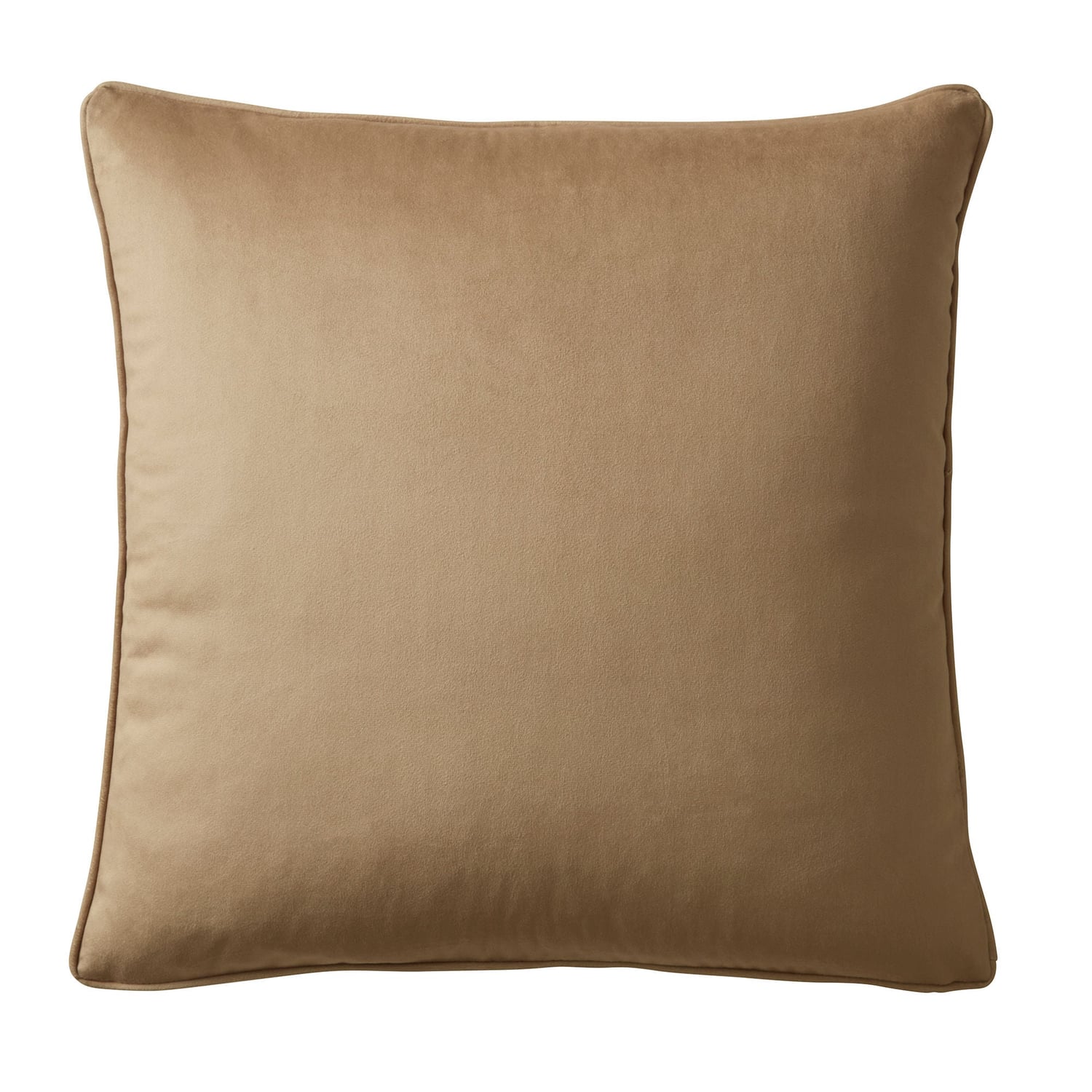 Harlan Cream Plain Filled Cushion - Taupe - Harlan Cushion In Taupe 55 X 55Cm 3