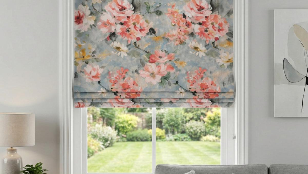 Harmony Made to Measure Roman Blind Coral