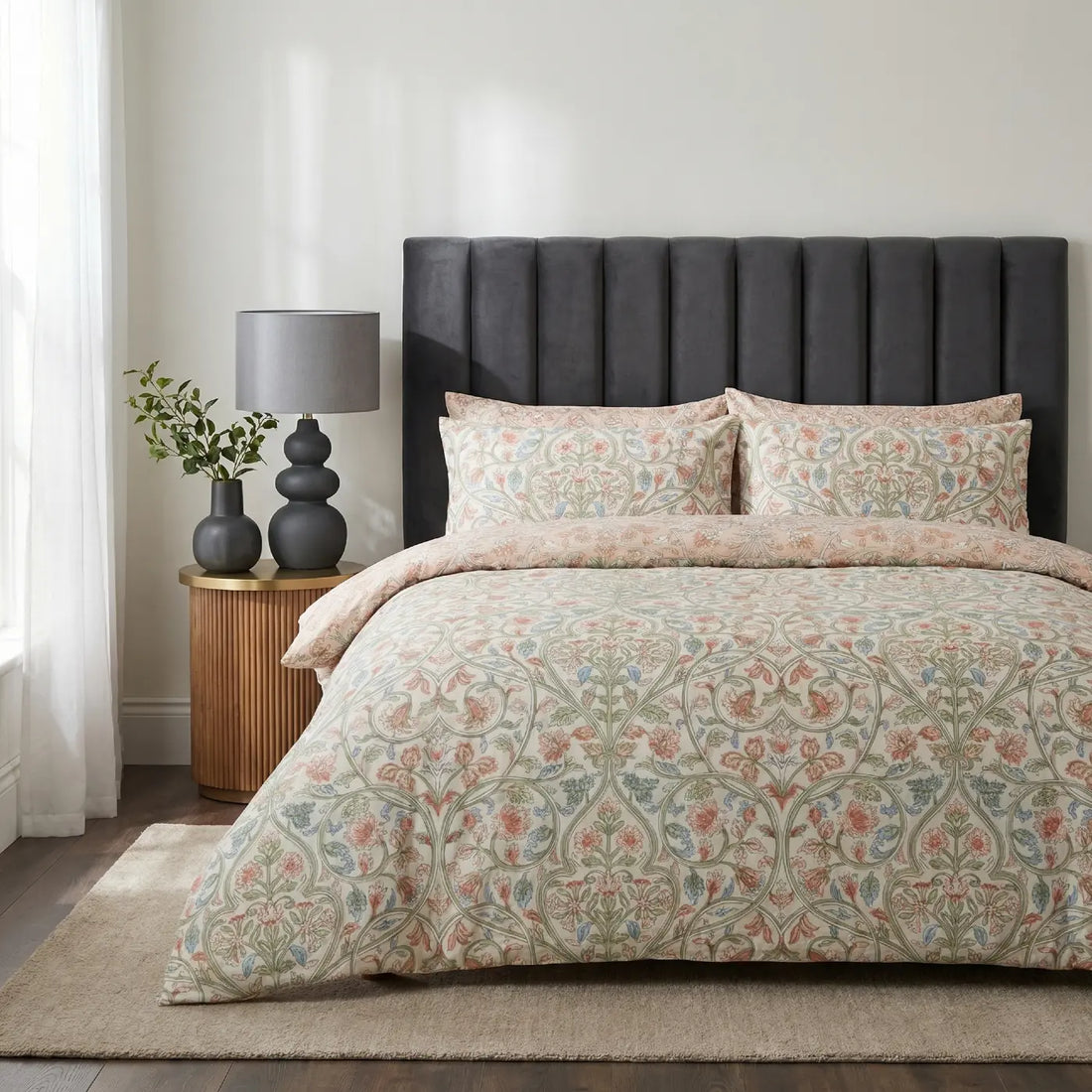 Harrow Natural Duvet Cover Bedding Set