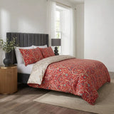 Harrow Red Duvet Cover Bedding Set-2