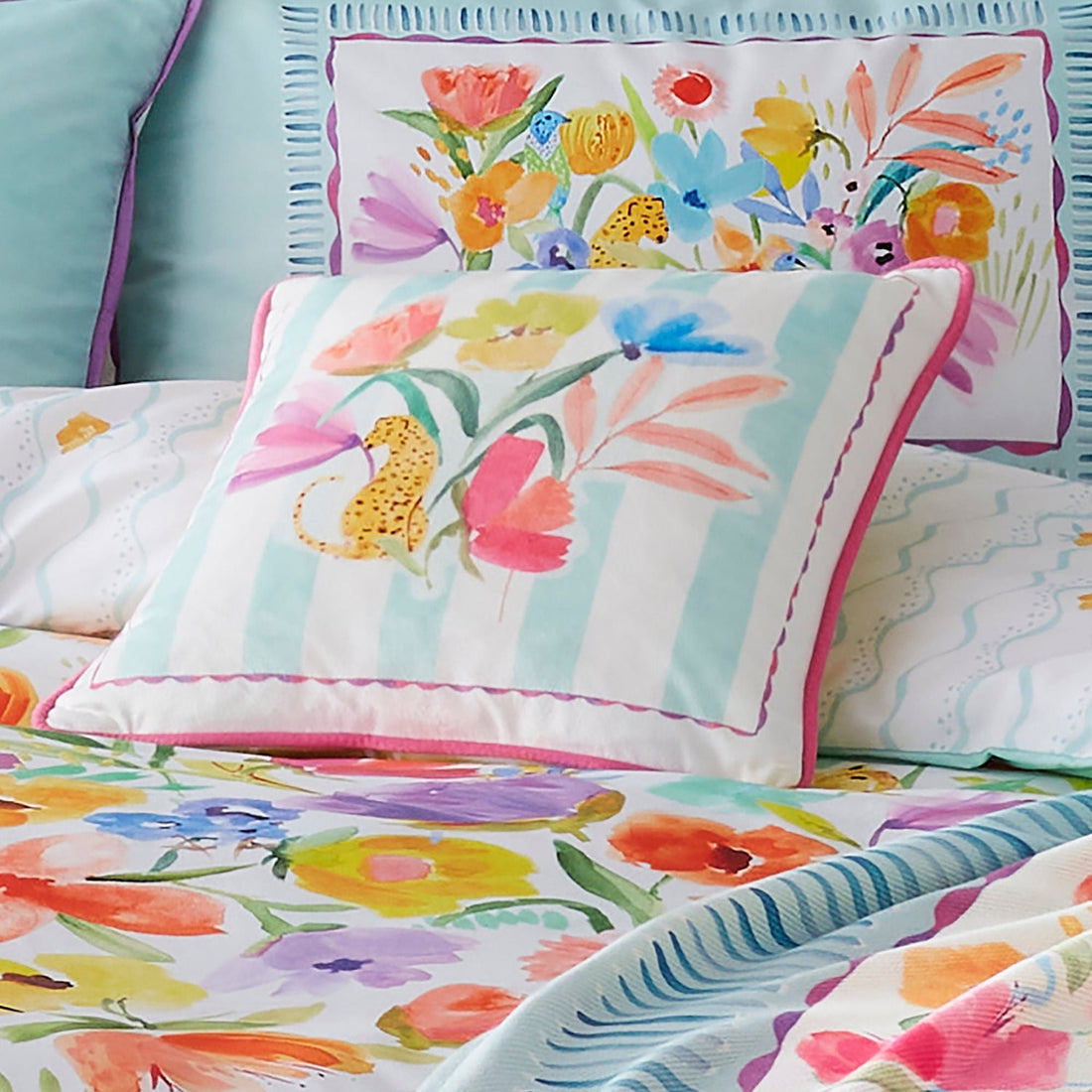 Havana Floral Velvet Filled Cushion