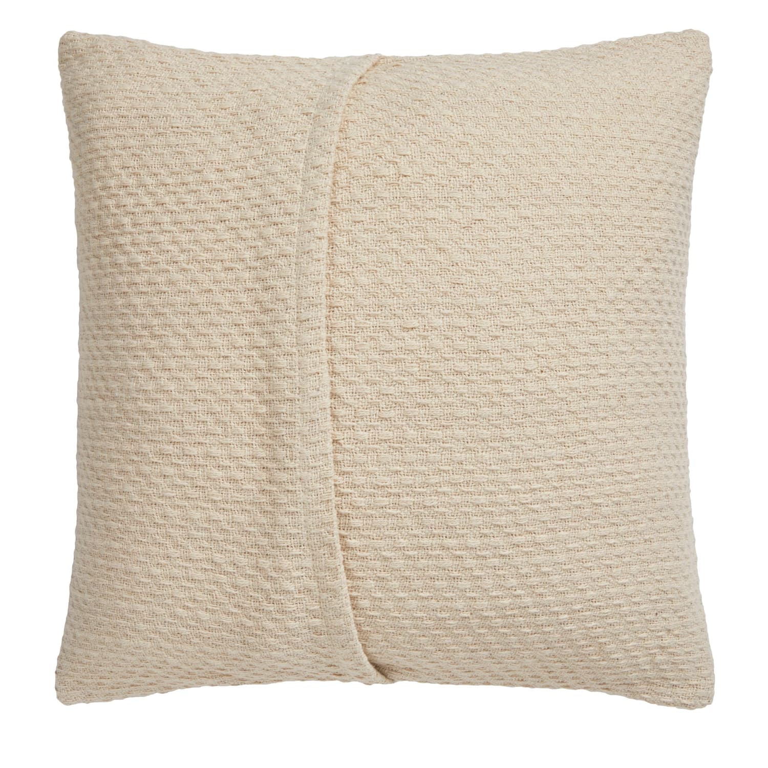 Hayden Eco-Friendly Recycled Cushion Cover 43cm x 43cm - Cream - Hayden Cushion In Cream 43 X 43Cm 2
