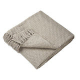 Hayden Eco-Friendly Recycled Cotton Soft Throw – Natural – 130cm x 180cm / 200cm x 200cm - Hayden Throw In Natural 3