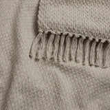 Hayden Eco-Friendly Recycled Cotton Soft Throw – Natural – 130cm x 180cm / 200cm x 200cm - Hayden Throw In Natural 4