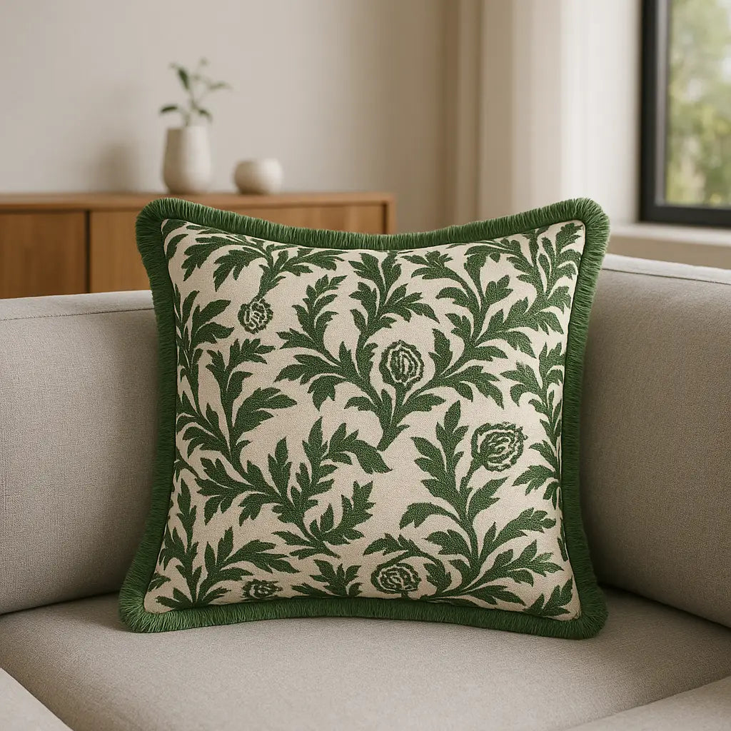 Hedera Cushion Cover / Filled Cushion 18" x 18" (45cm x 45cm) by Seventy Three