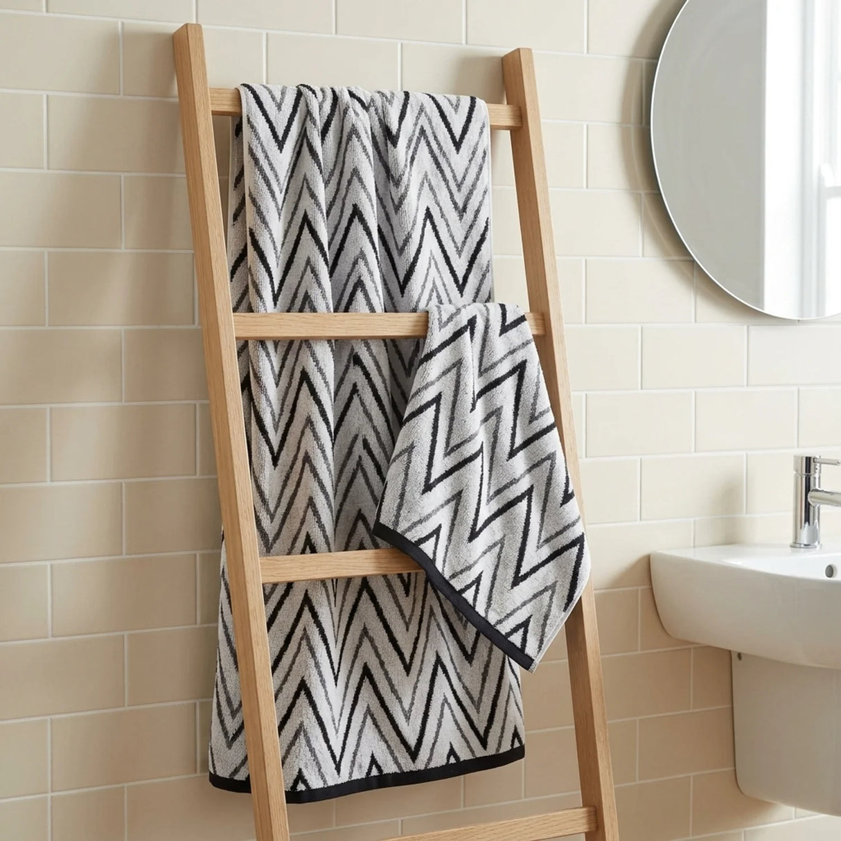 Helix 500gsm Black 100% Cotton Towels-3