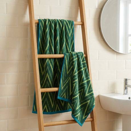 Helix 500gsm Moss Green 100% Cotton Towels-3