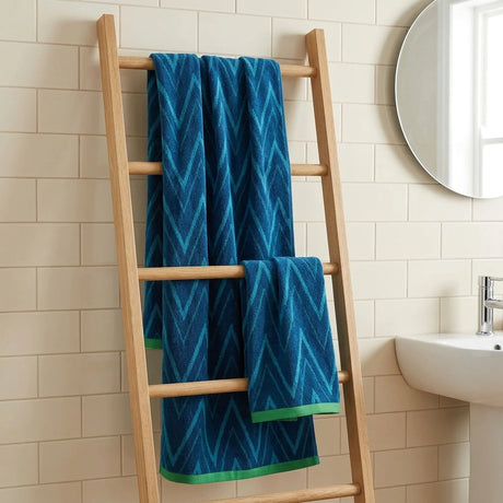 Helix 500gsm Ocean Blue 100% Cotton Towels-4