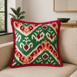 Henderson Cushion Cover / Filled Cushion 18" x 18" (45cm x 45cm) - Cerise / Jade