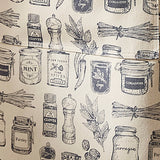Ulster Weavers Herbs & Spices Cotton Apron - Herbs & Spices Cotton Apron In Grey 4