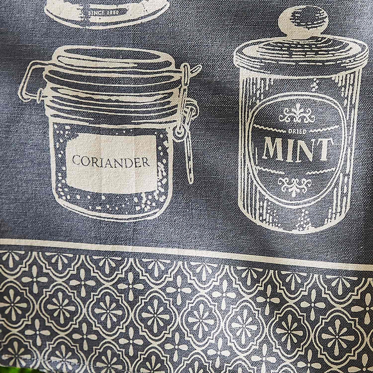 Ulster Weavers Herbs & Spices Tea Towel - Herbs & Spices Cotton Tea Towel In Grey 4