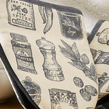Ulster Weavers Herbs & Spices Microwave Mitts Pair - Herbs & Spices Microwave Mitts Pair In Grey 4
