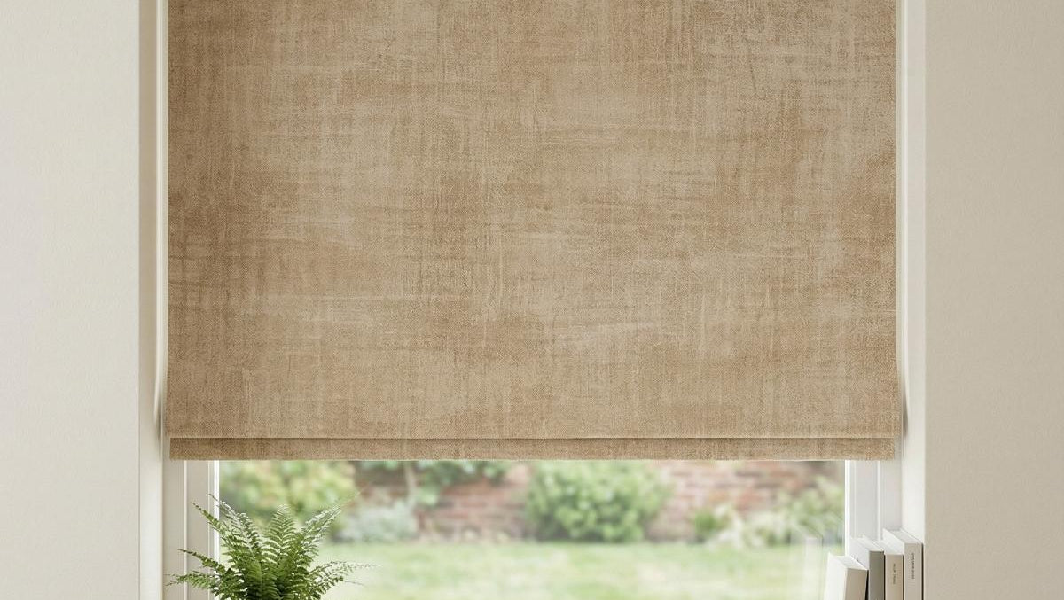 Lille Made to Measure Roman Blind Cedar