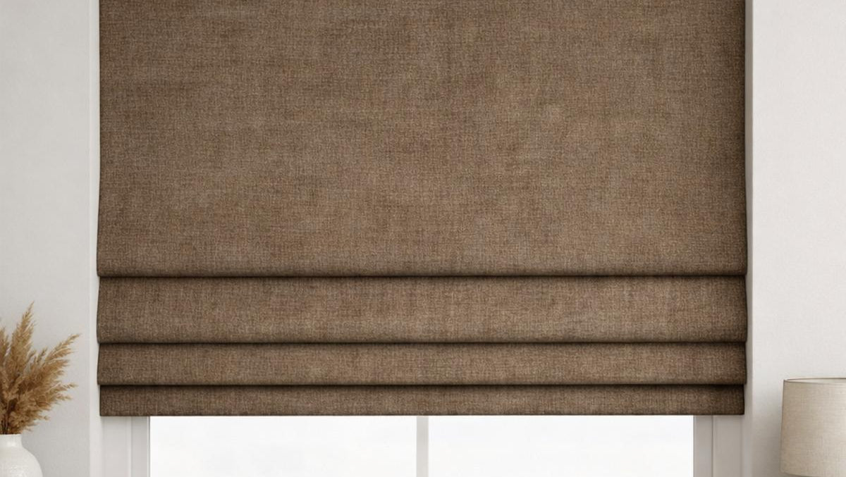 Lille Made to Measure Roman Blind Mink