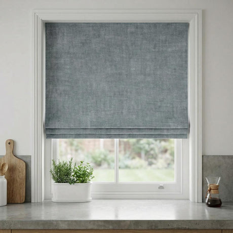 Lille Made to Measure Roman Blind Platinum