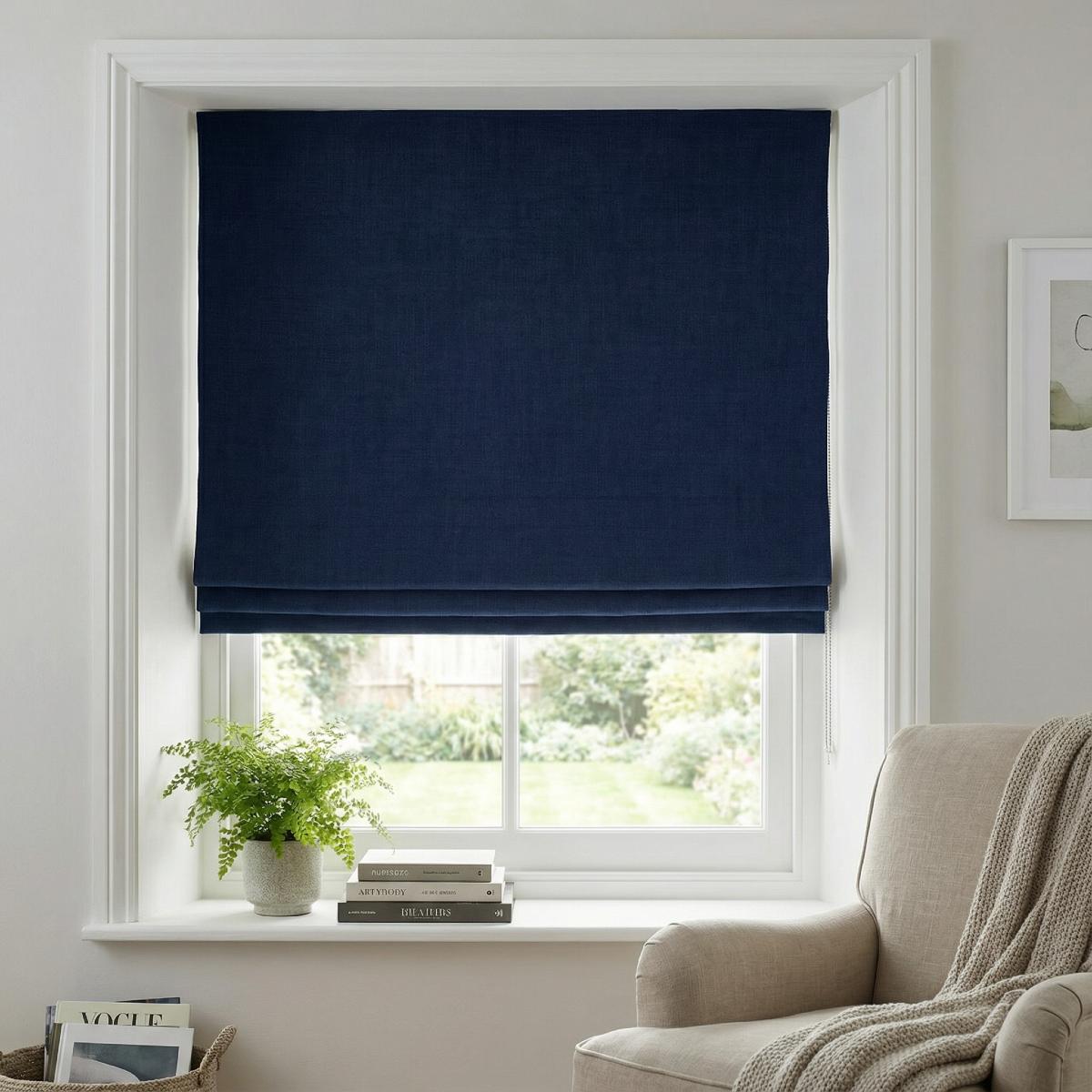 Lille Made to Measure Roman Blind Royal
