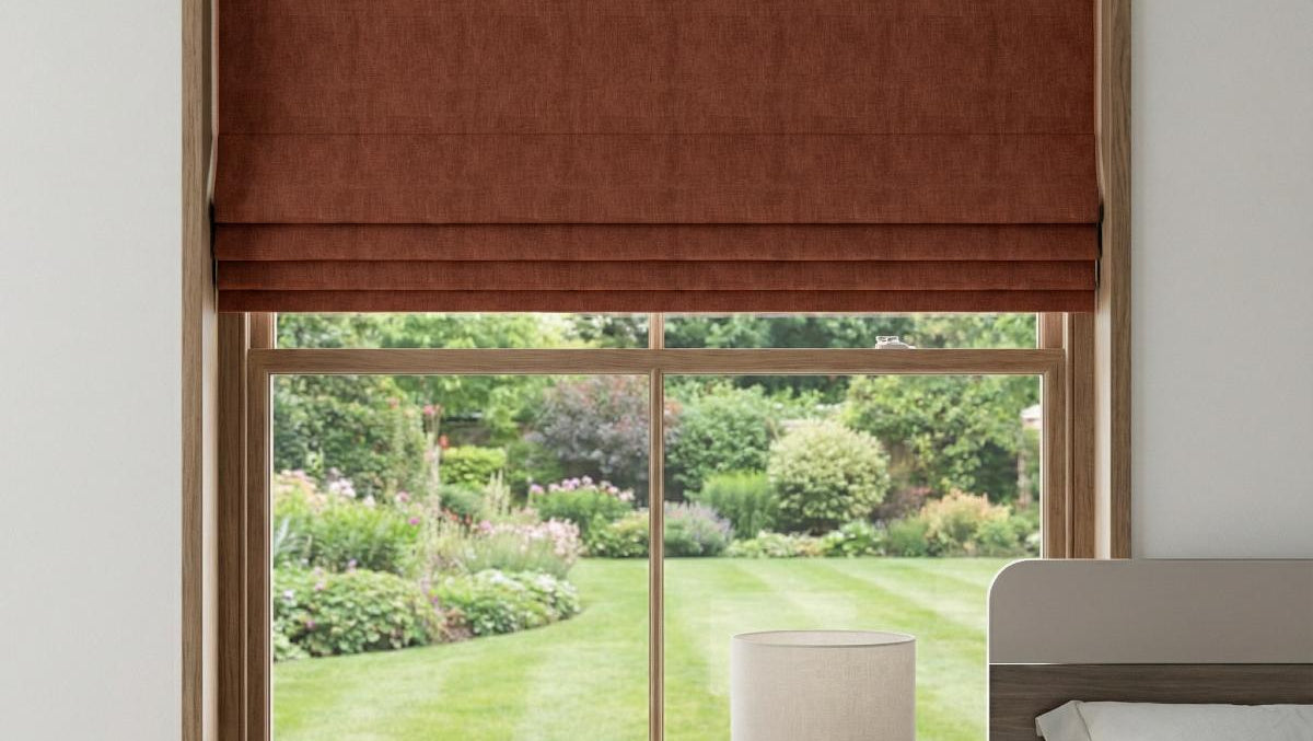 Lille Made to Measure Roman Blind Sunset