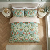 Heritage Flora Multicolour Duvet Cover Bedding Set-3