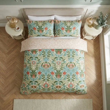 Heritage Flora Multicolour Duvet Cover Bedding Set-3