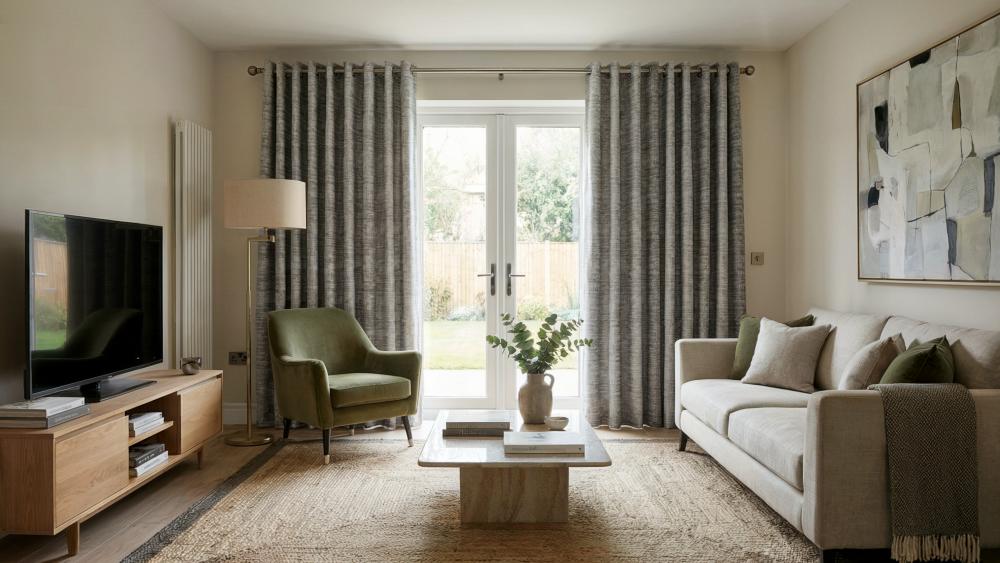 Highbury Made to Measure Curtains Dove 3