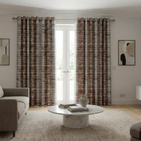 Highbury Terracotta fabric sample
