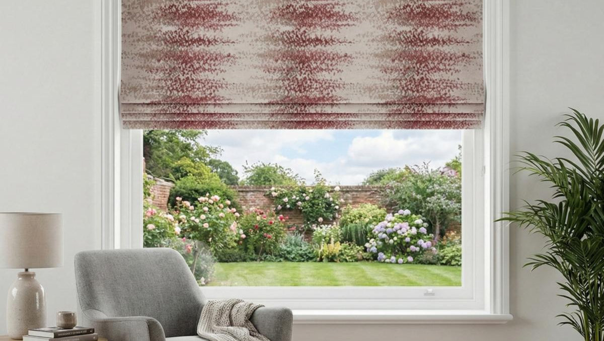 Highbury Made to Measure Roman Blind Rosso