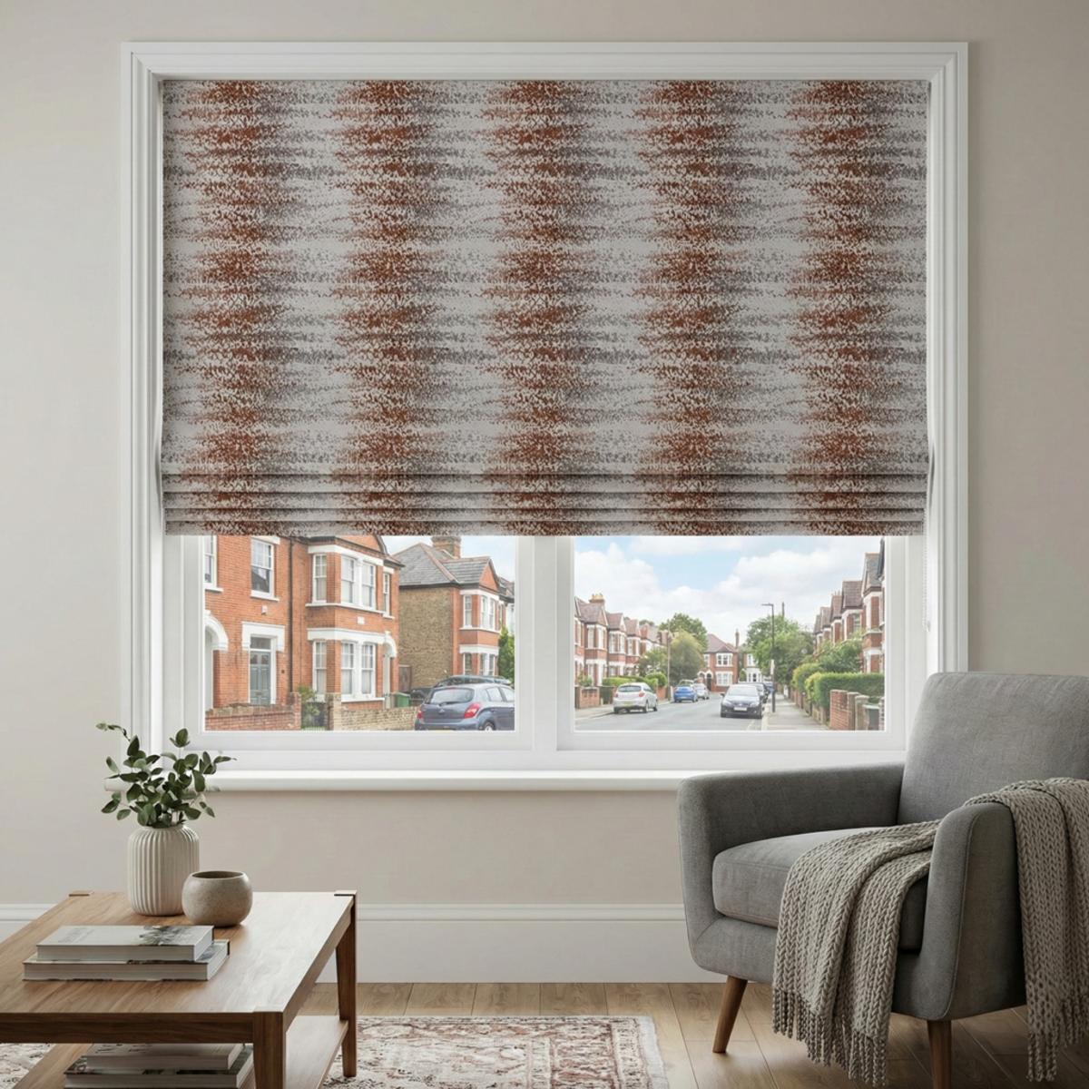 Highbury Made to Measure Roman Blind Terracotta
