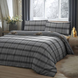 Highland Cow Polycotton Duvet Cover Set - Grey - Highland Cow Duvet Cover Set In Grey 4
