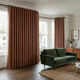 Hopsack Made to Measure Curtains Soft Peach 5