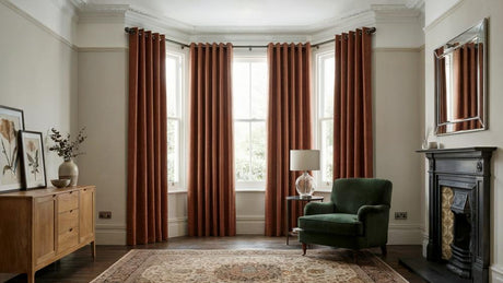Hopsack Made to Measure Curtains Sunset 3
