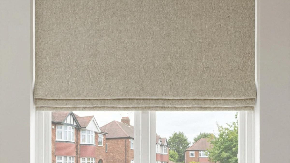 Hopsack Made to Measure Roman Blind Linen
