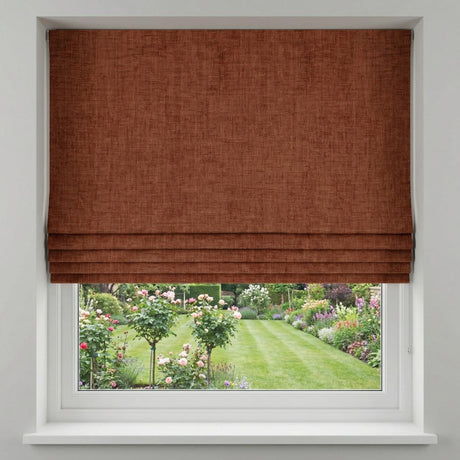 Hopsack Made to Measure Roman Blind Sunset