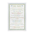 Irish Toasts Cotton Tea Towel in Green