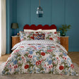 Ishana Duvet Cover Set - Red Currant / French Blue