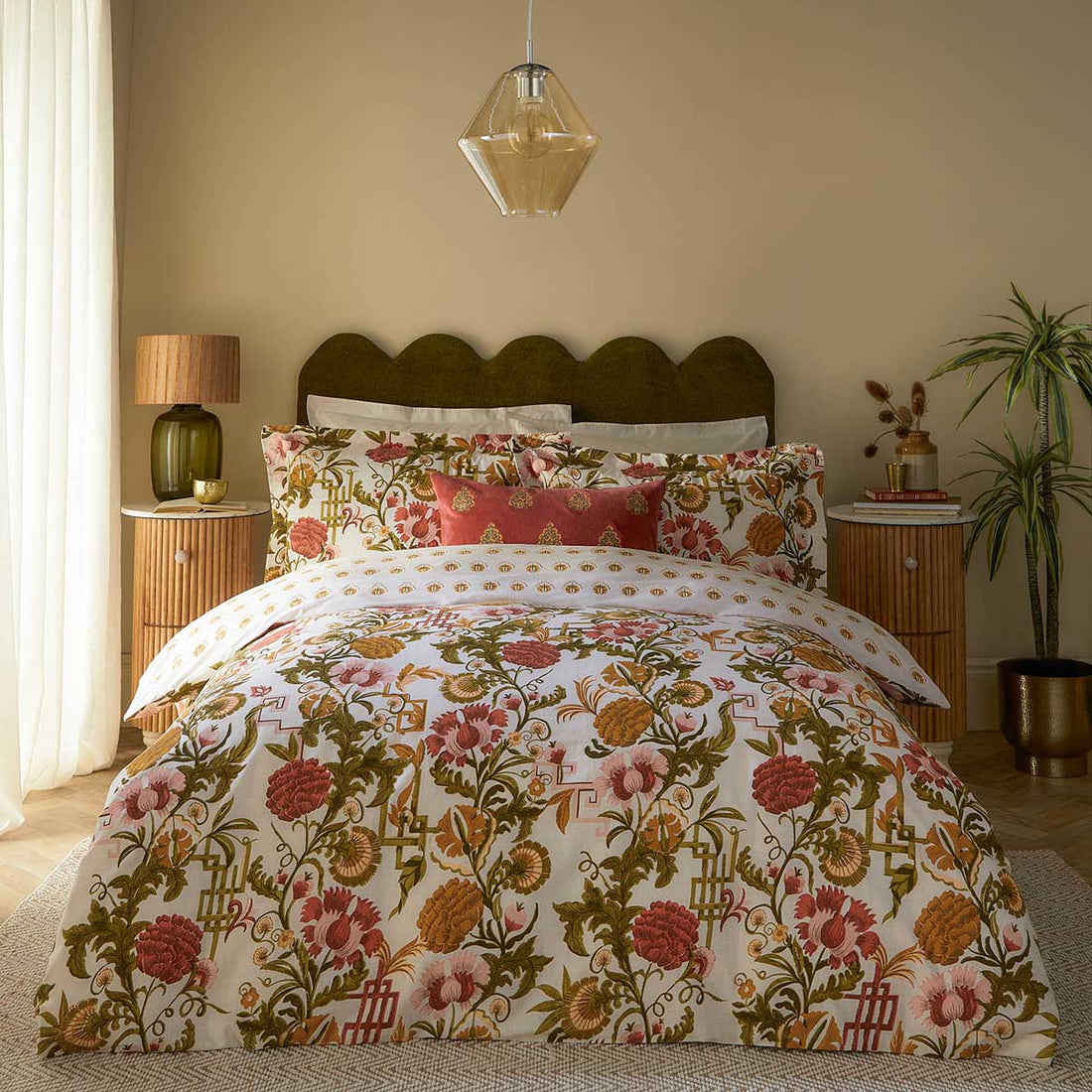 Ishana Russet Duvet Cover Bedding Set