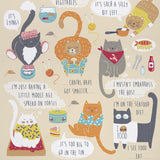 Ulster Weavers I'm Slimming Tomorrow 100% Cotton Tea Towel Orange - I'M Slimming Tomorrow Cotton Tea Towel In Orange 2