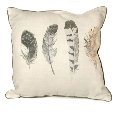 Idaho Grey Cotton Cushion Cover 43cm x 43cm