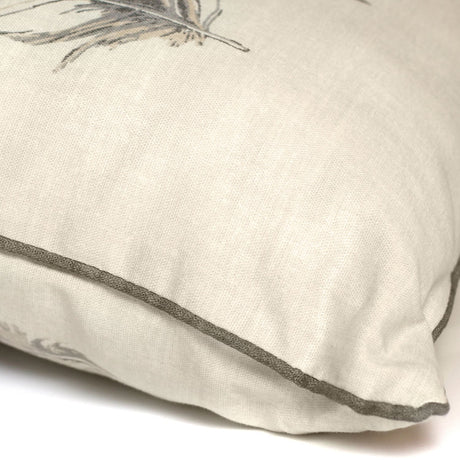 Idaho Grey Cotton Cushion Cover 43cm x 43cm - Idaho Cushion In Charcoal 43 X 43Cm 2