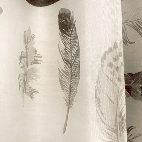 Idaho Grey 100% Cotton Eyelet Curtains Light Filtering - Idaho Eyelet Curtains In Charcoal 3