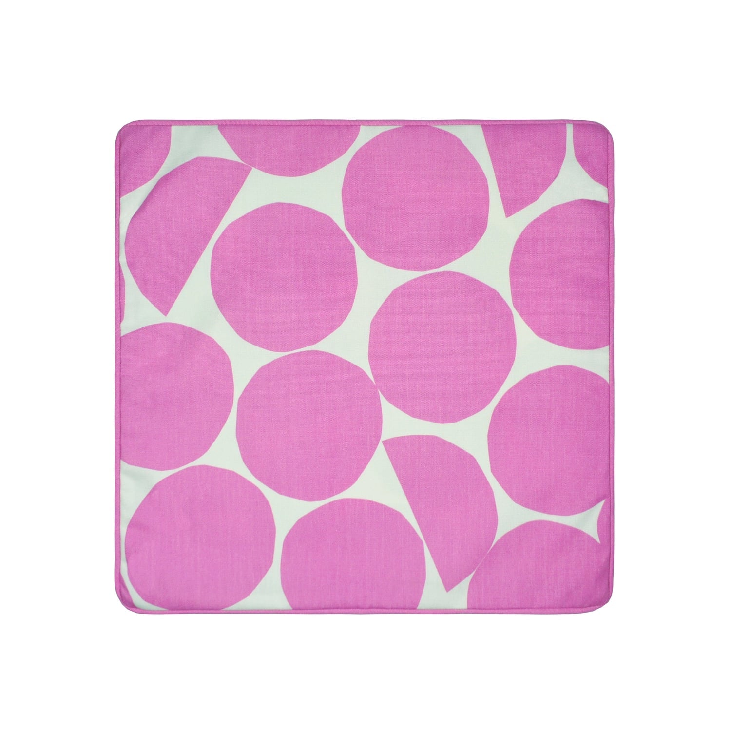 Ingo Outdoor Water Resistant Garden Cushion Cover 17" x 17" - Ingo Outdoor Cushion In Pink Green 43 X 43Cm 3