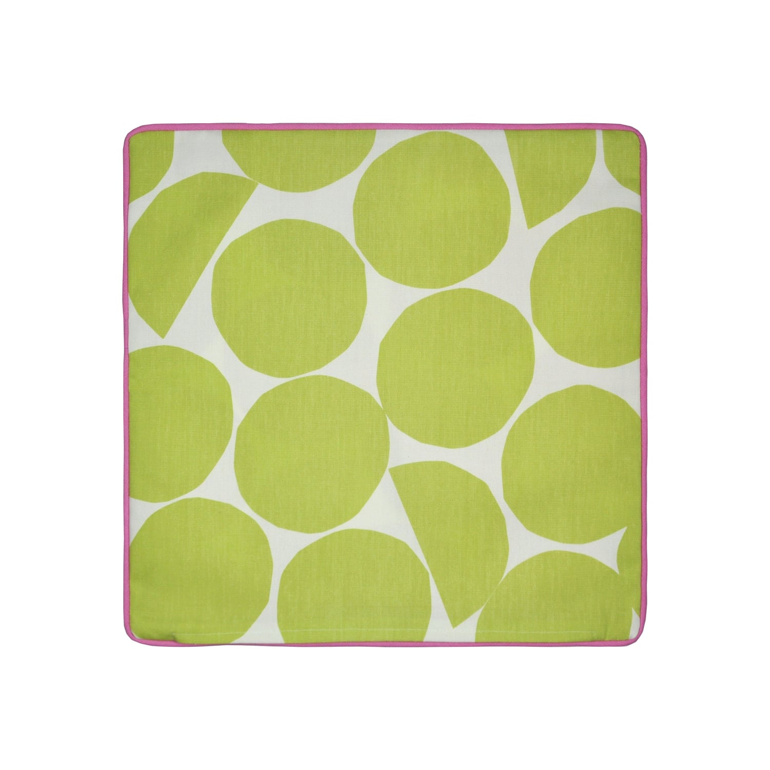 Ingo Outdoor Water Resistant Garden Cushion Cover 17" x 17" - Ingo Outdoor Cushion In Pink Green 43 X 43Cm 4