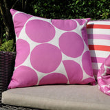 Ingo Outdoor Water Resistant Garden Cushion Cover 17" x 17" - Ingo Outdoor Cushion In Pink Green 43 X 43Cm 5